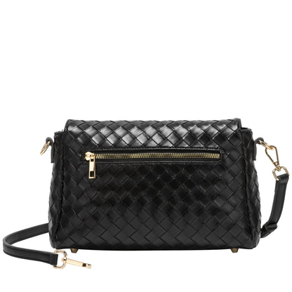 Woven flap over crossbody bag | 2 Colours | by Every Other