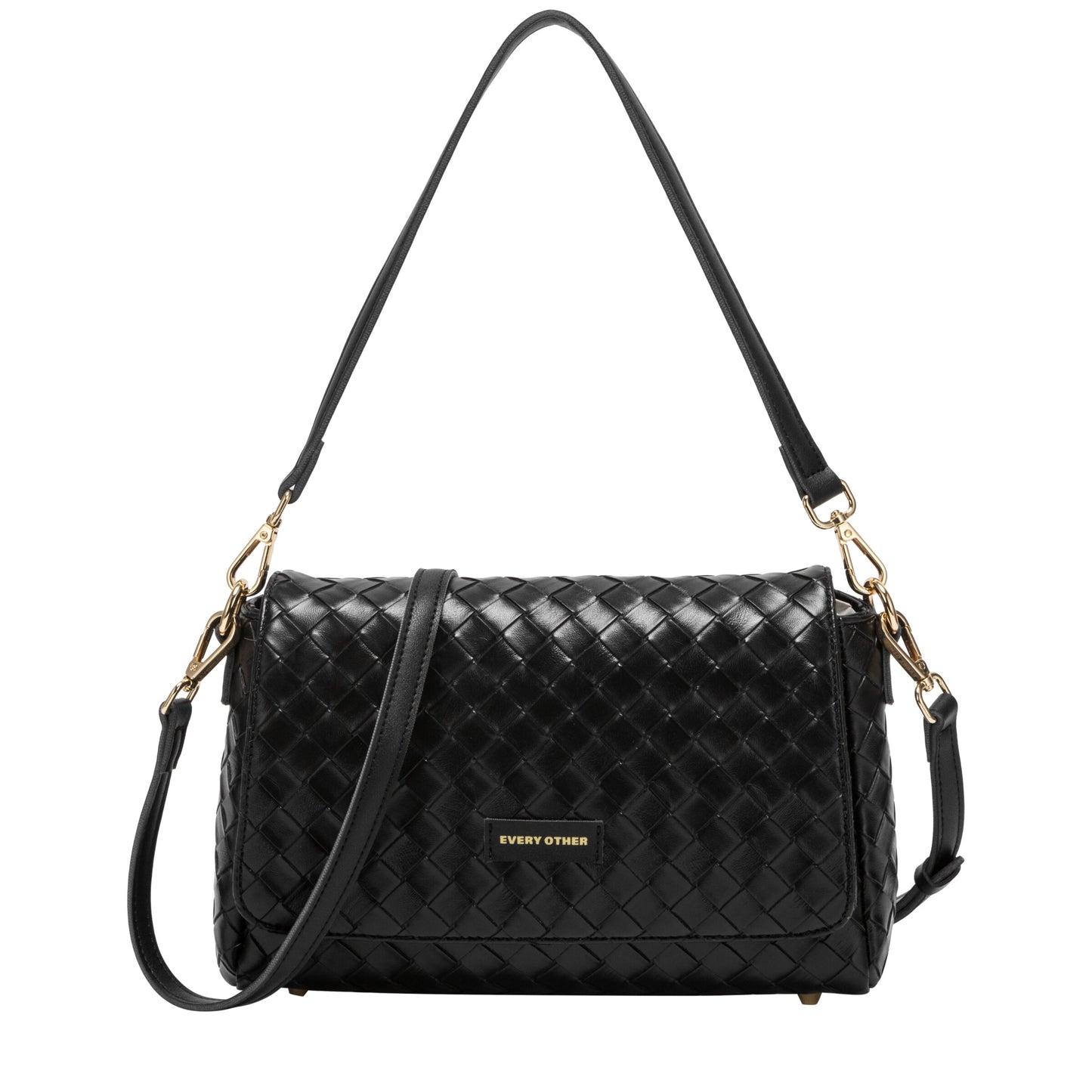 Woven flap over crossbody bag | 2 Colours | by Every Other