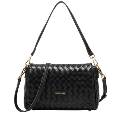 Woven flap over crossbody bag | 2 Colours | by Every Other