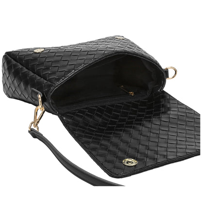 Woven flap over crossbody bag | 2 Colours | by Every Other