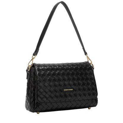Woven flap over crossbody bag | 2 Colours | by Every Other