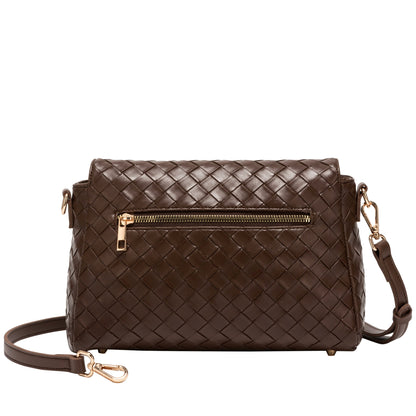 Woven flap over crossbody bag | 2 Colours | by Every Other