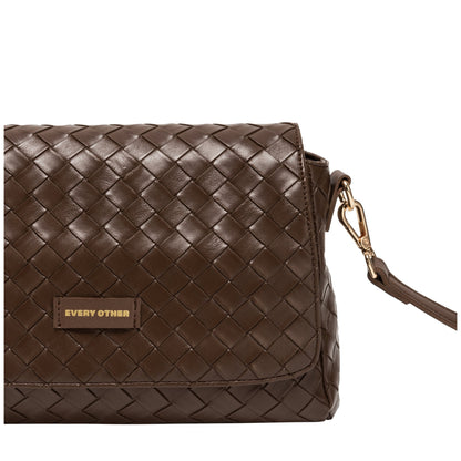 Woven flap over crossbody bag | 2 Colours | by Every Other