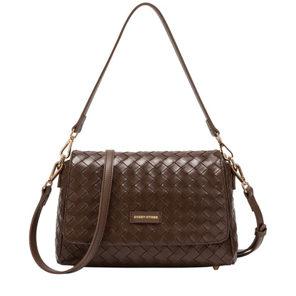 Woven flap over crossbody bag | 2 Colours | by Every Other