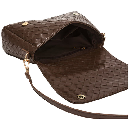 Woven flap over crossbody bag | 2 Colours | by Every Other