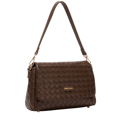 Woven flap over crossbody bag | 2 Colours | by Every Other