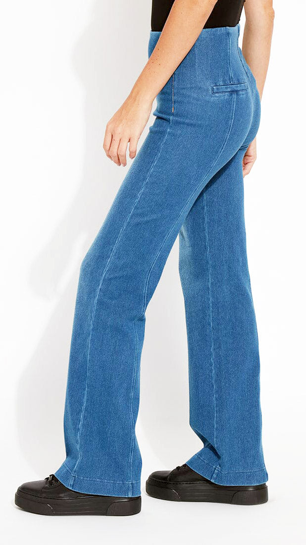 Pull-on Denim Lysse Trouser | Midwash - new! SS25