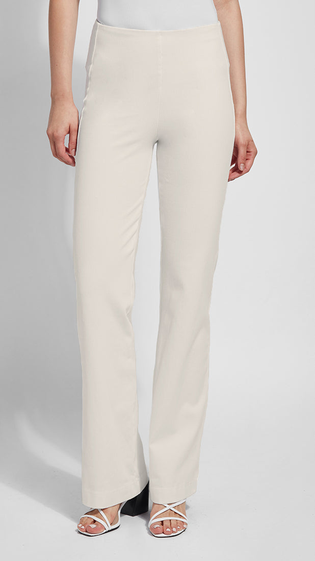 Pull-on seamed trouser denim | Oat | by Lysse NY | new! SS26
