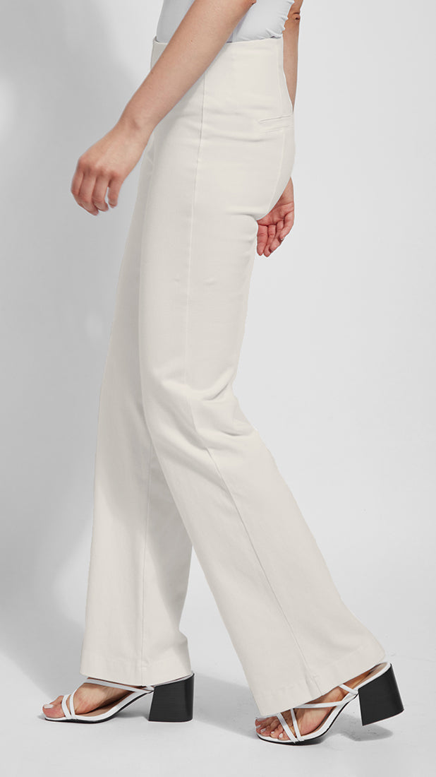 Pull-on seamed trouser denim | Oat | by Lysse NY | new! SS26