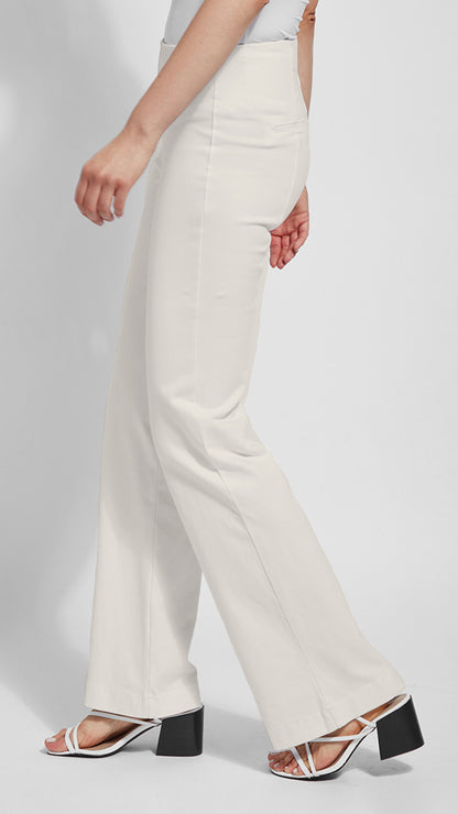 Pull-on seamed trouser denim | Oat | by Lysse NY | new! SS26