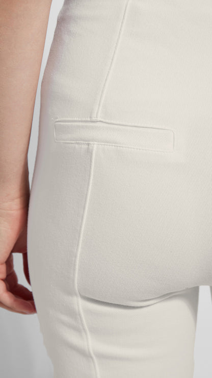 Pull-on seamed trouser denim | Oat | by Lysse NY | new! SS26