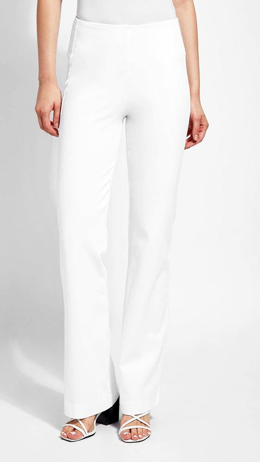 Pull-on Denim Lysse Trouser | White - SS25