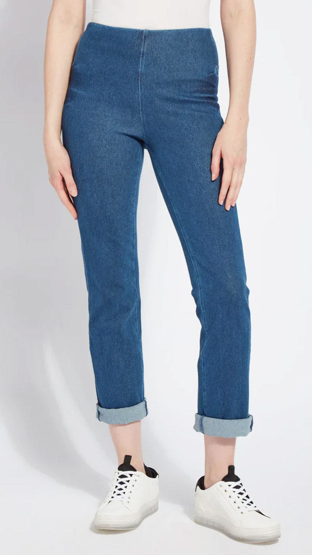 Lysse denim hot sale capri leggings