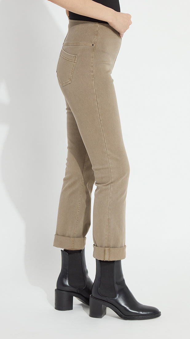 Boyfriend denim cuffed jeans | Antique Wash Evergreen | by Lysse NY | new! AW26