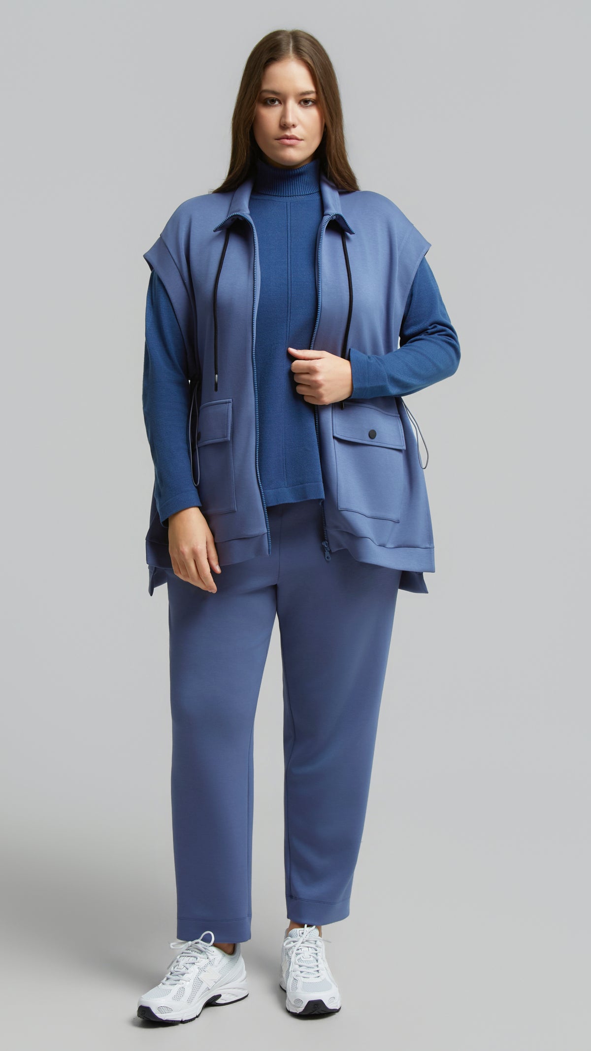Jersey pull-on pants | Denim Blue | by Mat