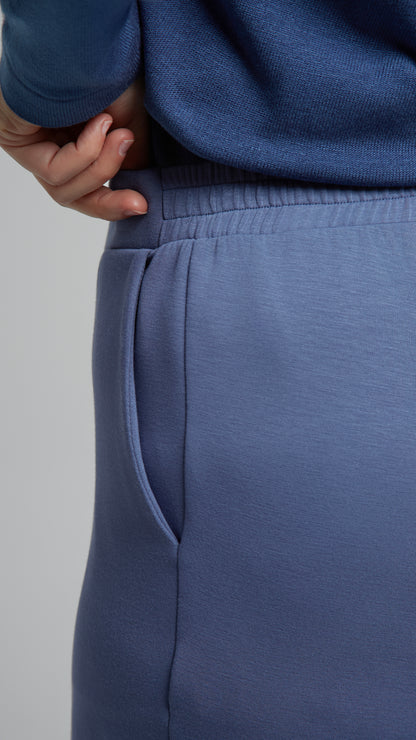 Jersey pull-on pants | Denim Blue | by Mat