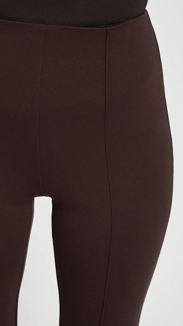 Wider-leg Ponte pants | Double Espresso | by Lysse NY | new! AW25