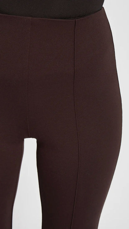 Wider-leg Ponte pants | Double Espresso | by Lysse NY | new! AW25