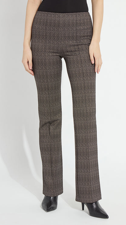 Wider-leg ponte pants | Speckled Salt & Pepper | by Lysse NY | new! AW26