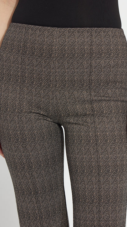 Wider-leg ponte pants | Speckled Salt & Pepper | by Lysse NY | new! AW26
