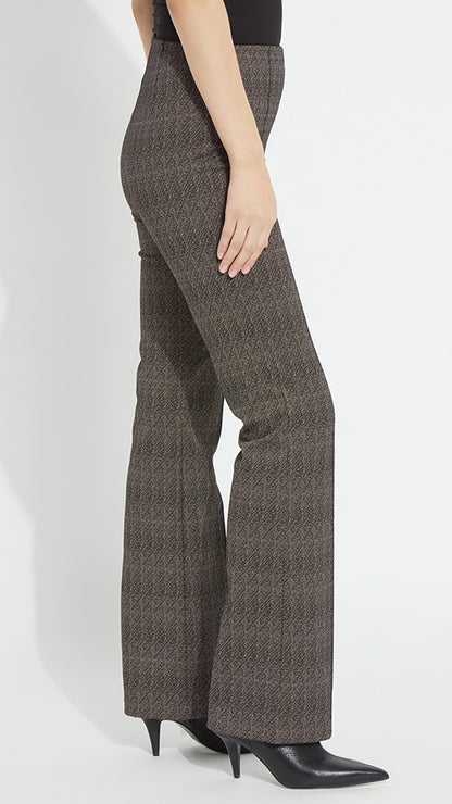 Wider-leg ponte pants | Speckled Salt & Pepper | by Lysse NY | new! AW26