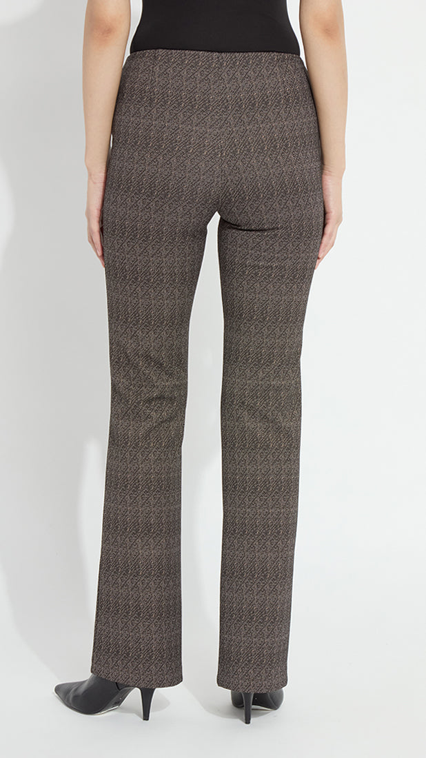 Wider-leg ponte pants | Speckled Salt & Pepper | by Lysse NY | new! AW26