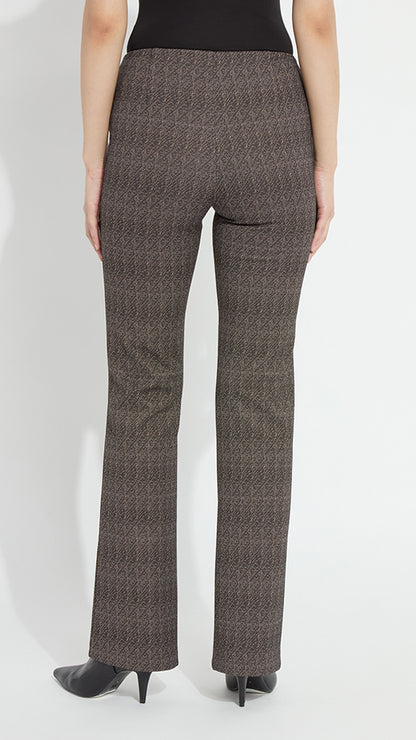 Wider-leg ponte pants | Speckled Salt & Pepper | by Lysse NY | new! AW26