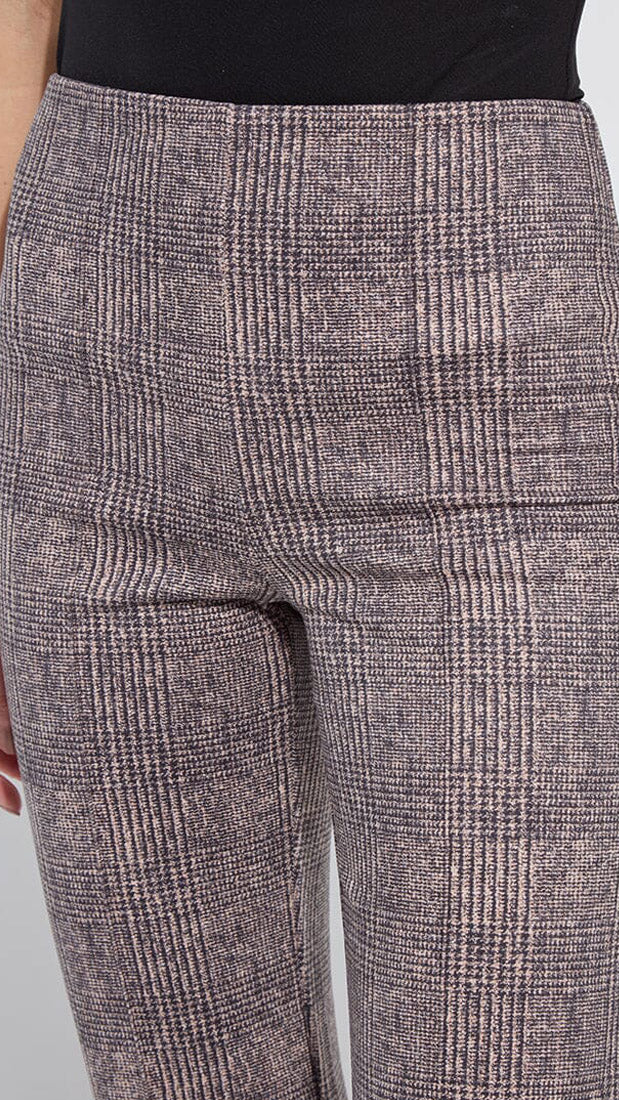 Fit & flare neoprene pants | Sublime plush plaid | by Lysse NY | new! AW25
