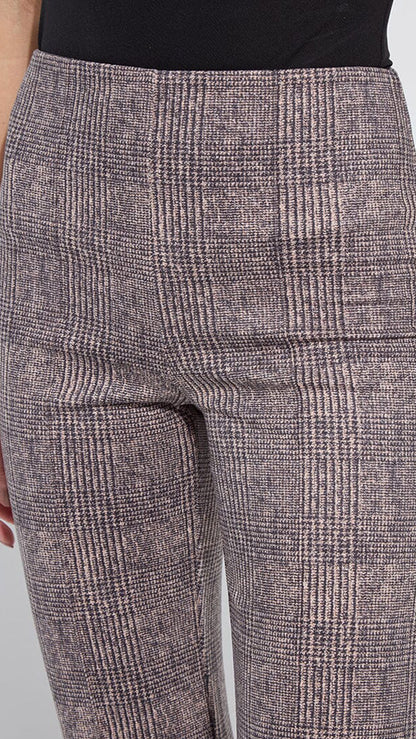 Fit & flare neoprene pants | Sublime plush plaid | by Lysse NY | new! AW25
