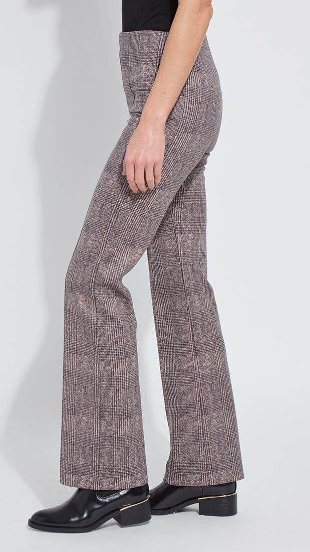 Fit & flare neoprene pants | Sublime plush plaid | by Lysse NY | new! AW25