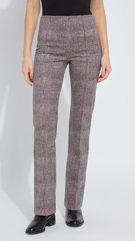 Fit & flare neoprene pants | Sublime plush plaid | by Lysse NY | new! AW25