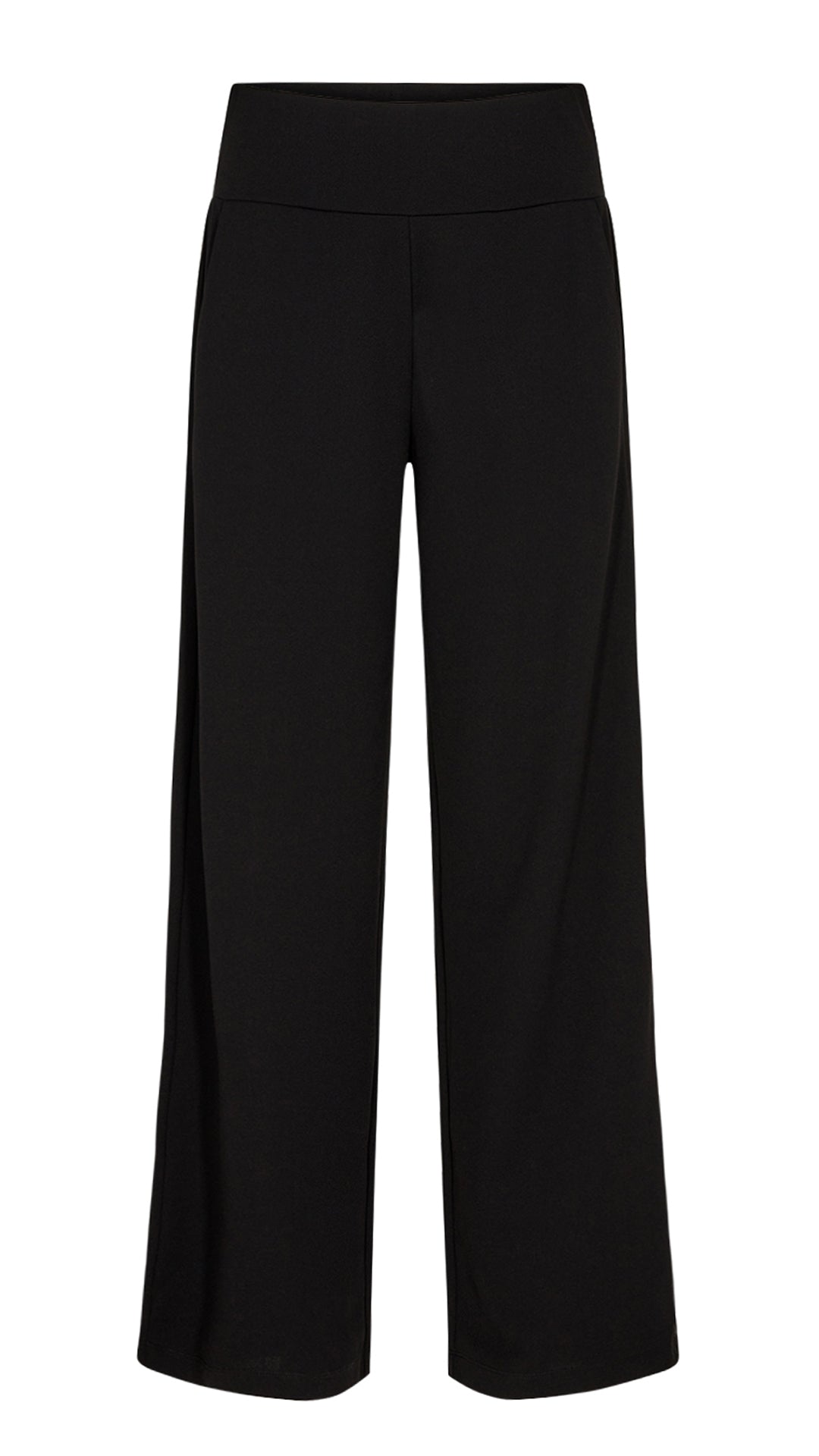 Wide-leg classic pants | Black | by Soya Concept