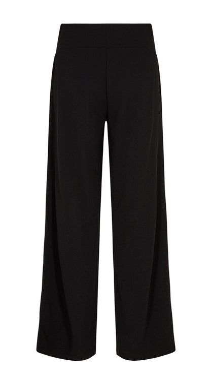 Wide-leg classic pants | Black | by Soya Concept
