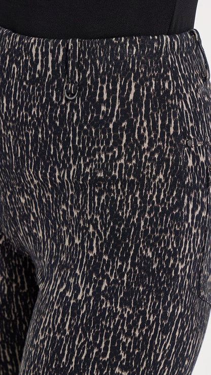 Pattern ponte bootcut Lysse leggings (Refined Tweed)