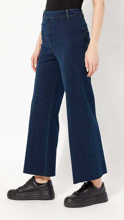 High-waist Wide-leg Denim Jeans | Indigo | by Lysse NY | NEW SS25