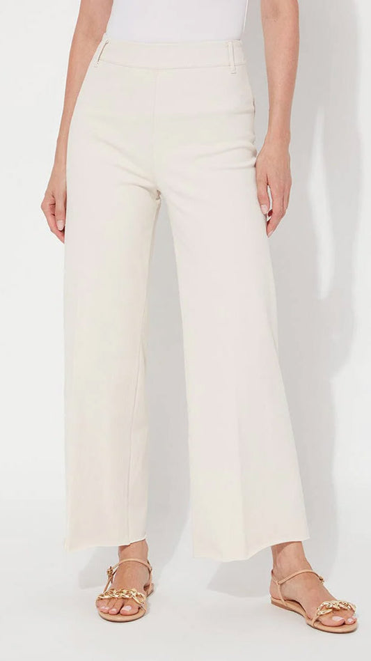 High-waist Wide-leg Denim Jeans | Oat | by Lysse NY | NEW SS25