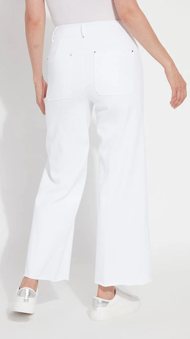High waist wide-leg denim | White | by Lysse NY | new! SS26