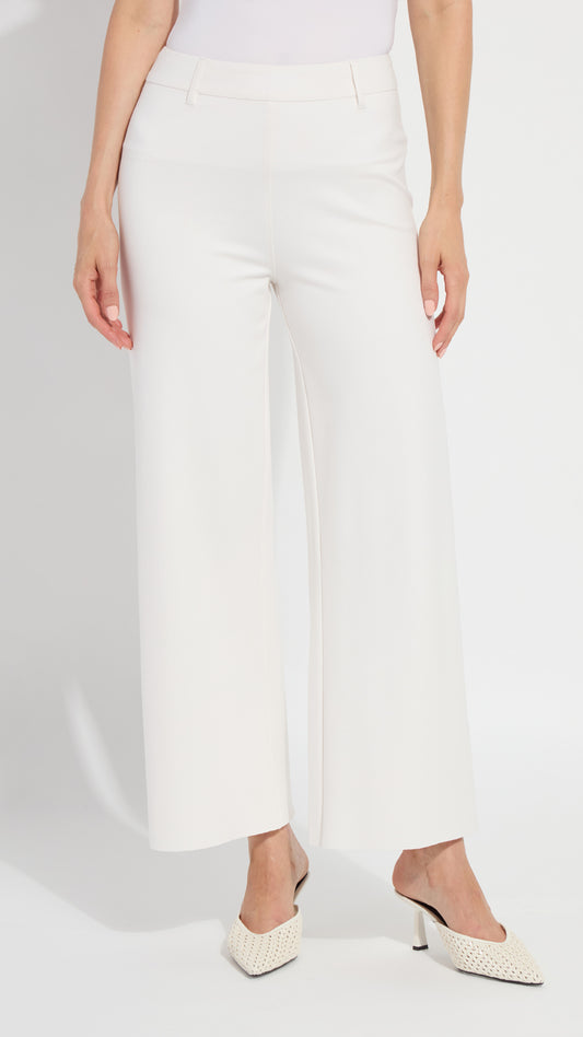 High waist wide-leg ponte | Chalk | by Lysse NY | new! SS26