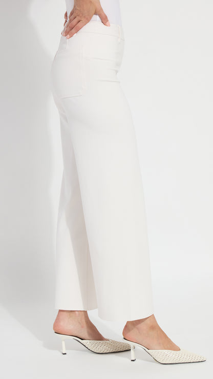 High waist wide-leg ponte | Chalk | by Lysse NY | new! SS26