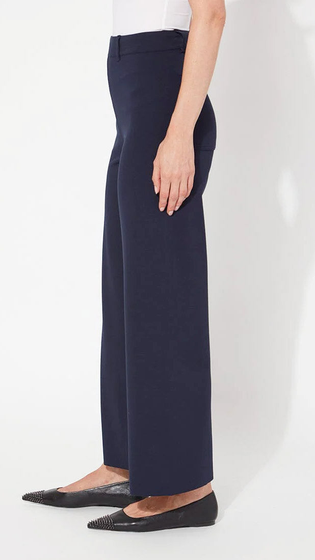 High waist wide-leg ponte | True Navy | by Lysse NY | new! SS26