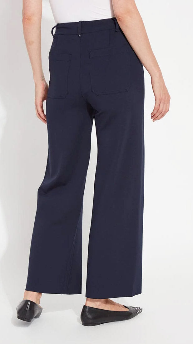 High waist wide-leg ponte | True Navy | by Lysse NY | new! SS26