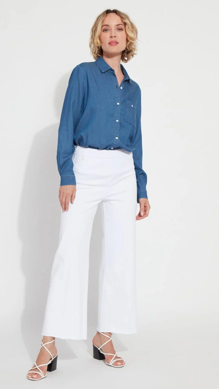 High waist wide-leg denim | White | by Lysse NY | new! SS26