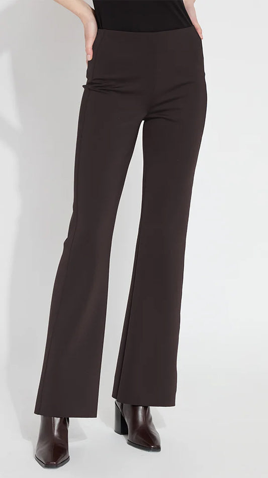Flared neoprene trouser | Double Espresso | by Lysse NY | new! AW26