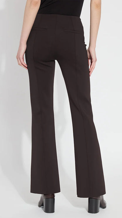 Flared neoprene trouser | Double Espresso | by Lysse NY | new! AW26