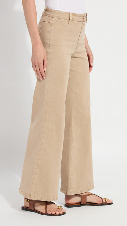 Wide leg everyday denim | Desert Khaki | by Lysse NY | new! SS26