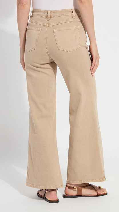 Wide leg everyday denim | Desert Khaki | by Lysse NY | new! SS26