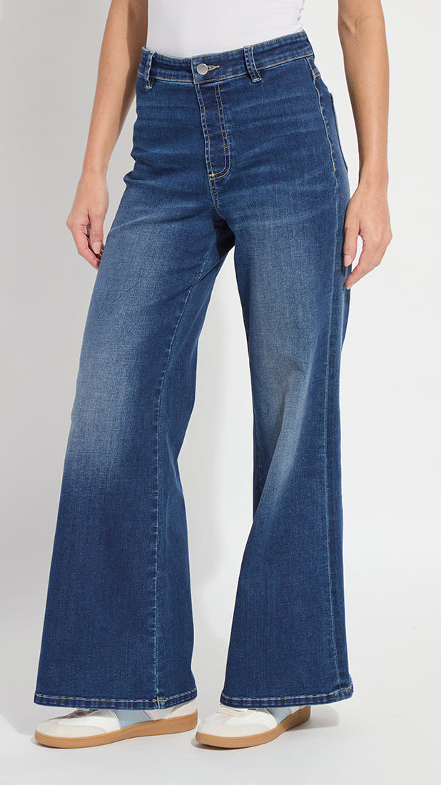 Wide leg everyday denim | Dark Midwash | by Lysse NY | new! SS26