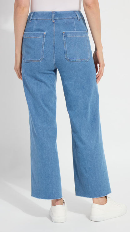 High waist wide-leg denim | Bleached Blue | by Lysse NY | new! SS26 | Limited edition!