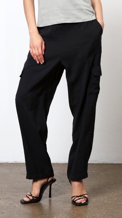 Natural Trousers (Black) by Religion