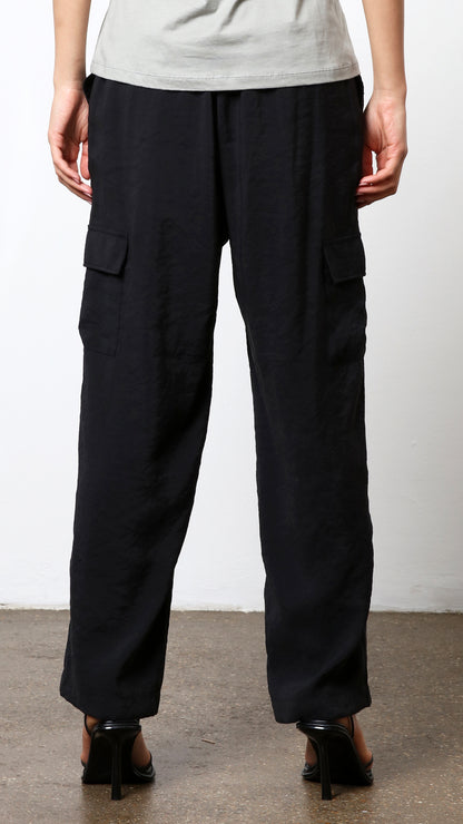 Natural Trousers (Black) by Religion